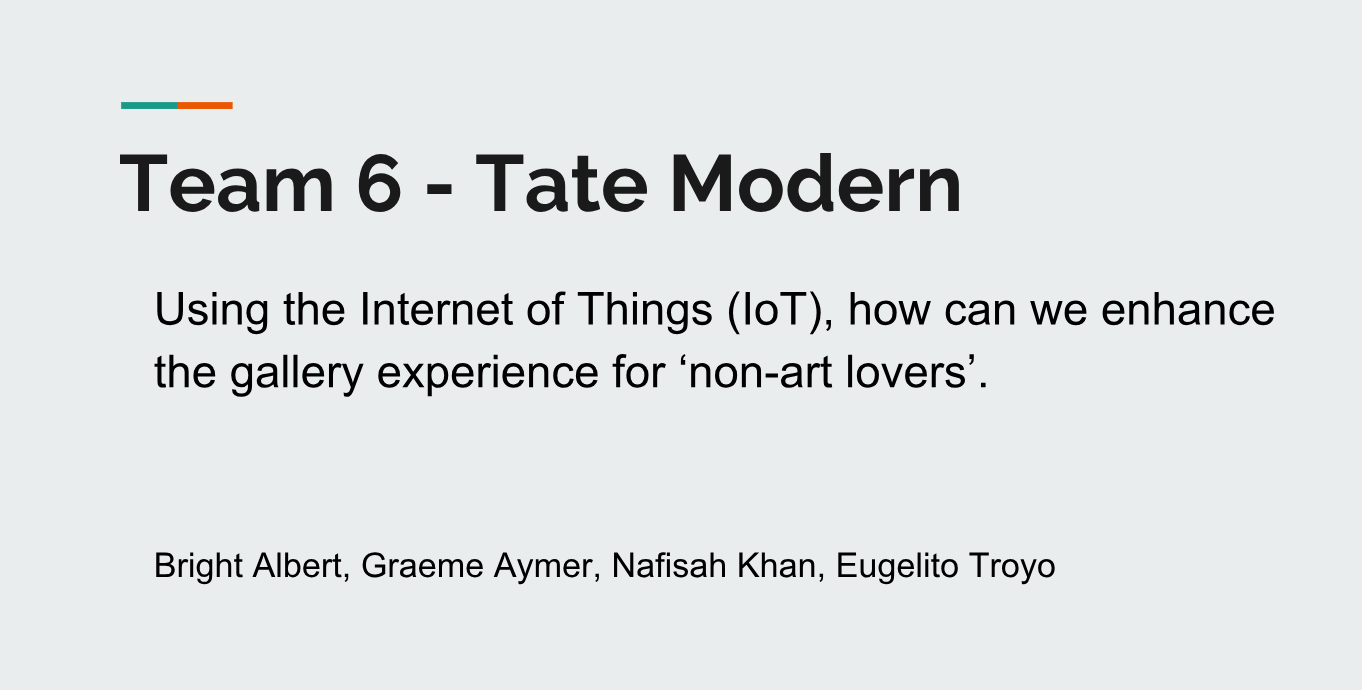 Creativity in Design – Hey Tate!