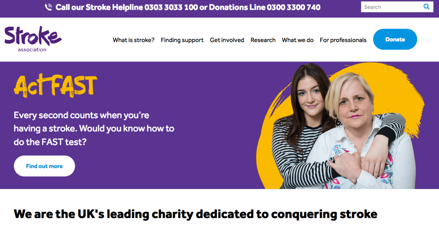 Evaluating Interactive Systems – The Stroke Association
