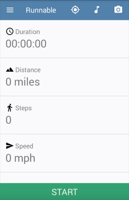 Runnable main ui